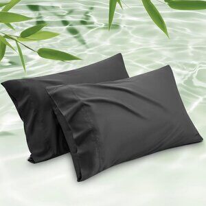 Bedsure Pillow Cases Standard Size, Cooling Pillow Cases Bamboo
